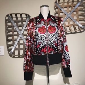 K-lab Abstract Front ZIP Print Jacket